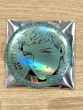 Delicious In Dungeon Laios Touden Holographic Button Pin Badge Dungeon Meshi
